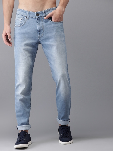 

HERE&NOW Men Blue Slim Fit Mid-Rise Clean Look Stretchable Jeans