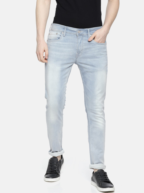 

Jack & Jones Men Blue Liam Skinny Fit Low-Rise Clean Look Stretchable Jeans
