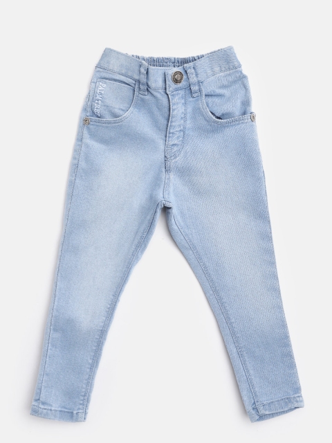 

Palm Tree Girls Blue Regular Fit Mid-Rise Clean Look Stretchable Jeans
