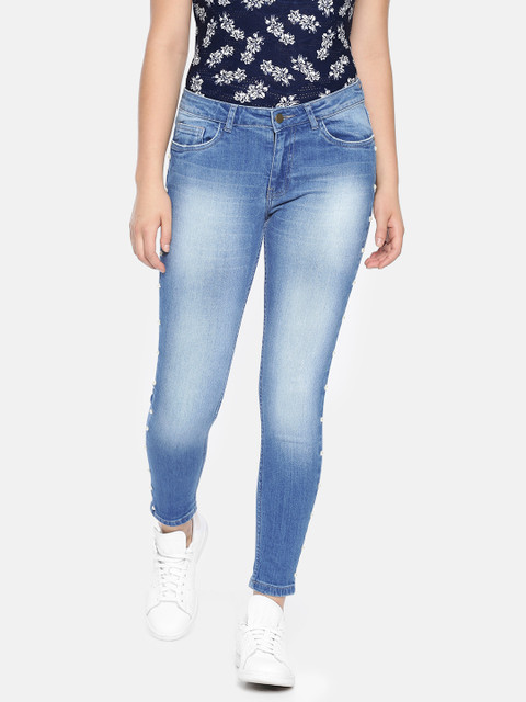 

Bossini Women Blue Slim Fit Mid-Rise Clean Look Stretchable Jeans