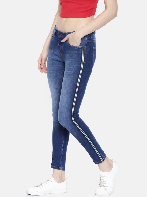 

Bossini Women Blue Slim Fit Mid-Rise Clean Look Stretchable Jeans