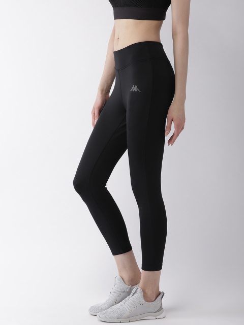 

Kappa Women Black Solid Tights