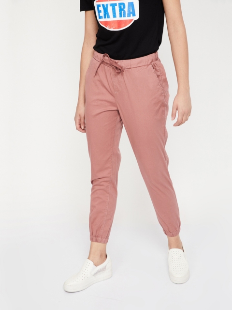 

Fame Forever by Lifestyle Women Pink Regular Fit Solid Joggers