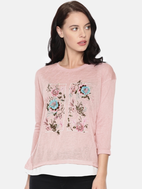 

Bossini Women Pink Printed Top