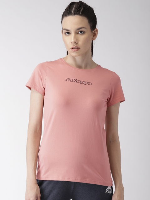 

Kappa Women Pink Printed Round Neck T-shirt