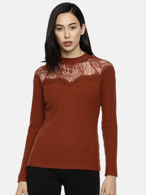 

CODE by Lifestyle Women Brown Solid Top