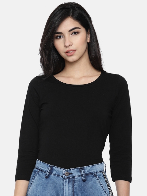 

Bossini Women Black Solid Top