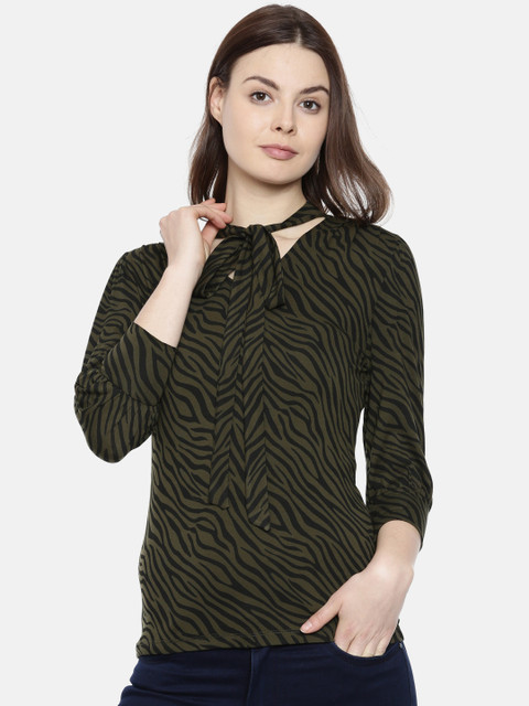 

CODE by Lifestyle Women Black Printed Top