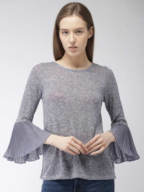 

Bossini Women Grey Solid Top