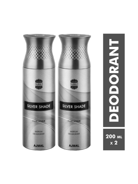 

Ajmal Men SilverShade & SilverShade Pack of 2 Deodorants, Na