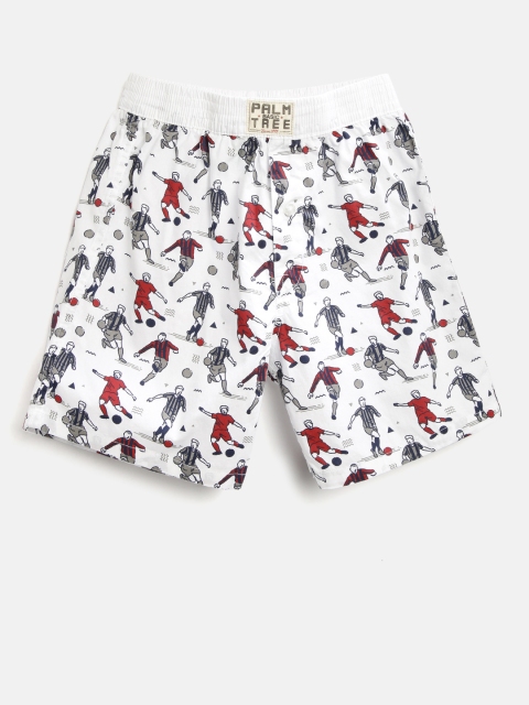 

Palm Tree Boys White Printed Boxers 131246520360 C101