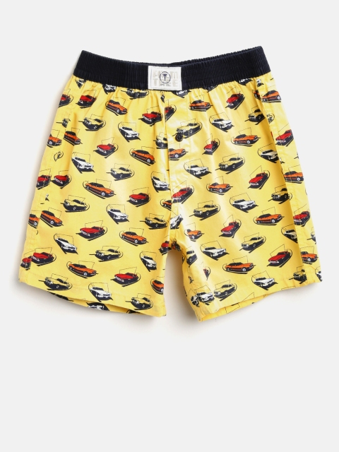 

Palm Tree Boys Yellow Printed Boxers 131246520360 C303