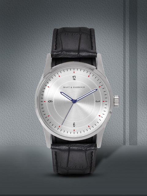 

Mast & Harbour Unisex Silver-Toned Analogue Watch MFB-PN-LW3688-1