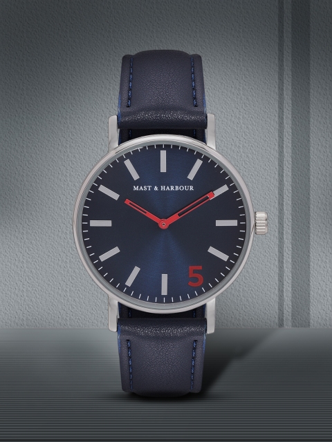

Mast & Harbour Unisex Navy Analogue Watch MFB-PN-LW5489M-2, Navy blue