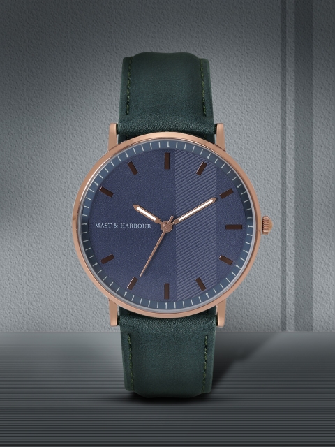 

Mast & Harbour Unisex Navy Blue Analogue Watch MFB-PN-SNT-G26