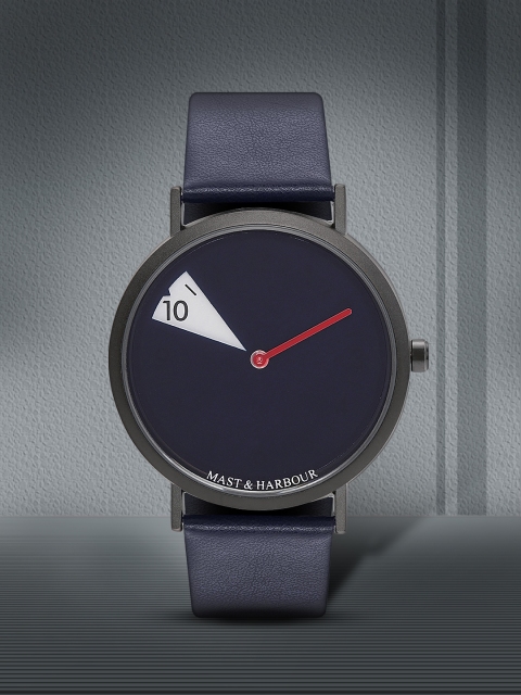 

Mast & Harbour Unisex Navy Analogue Watch MFB-PN-WTH-K0090G, Navy blue