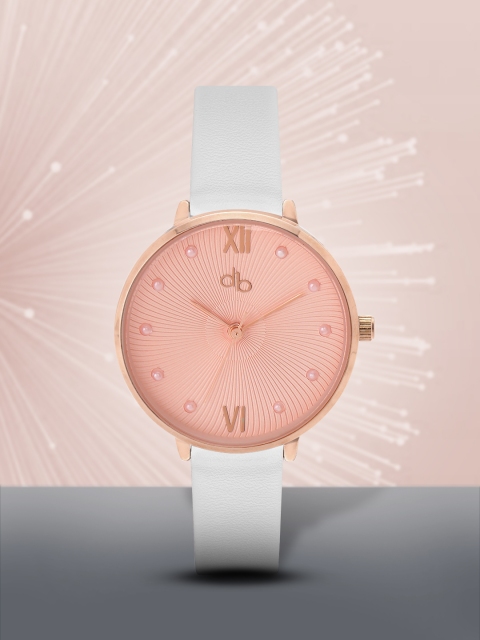 

DressBerry Women Peach-Coloured Analogue Watch MFB-PN-WTH-K8034L