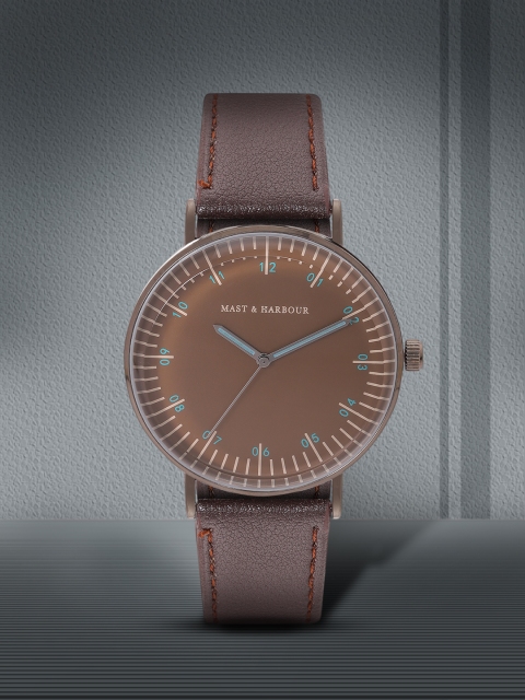 

Mast & Harbour Unisex Brown Analogue Watch MFB-PN-LW3270M