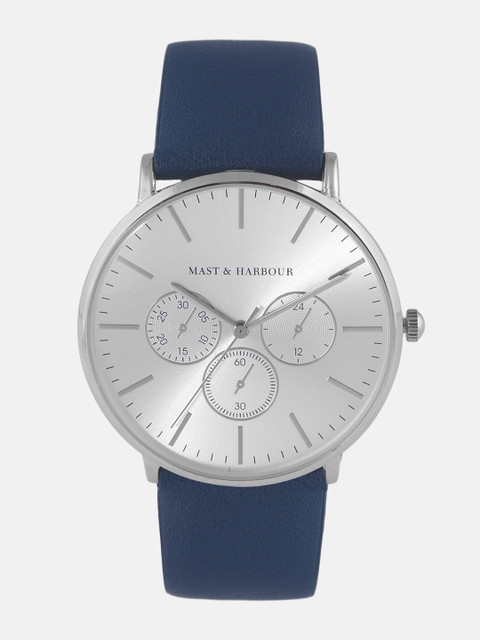 

Mast & Harbour Unisex Silver-Toned Analogue Watch MFB-PN-SNT-F17