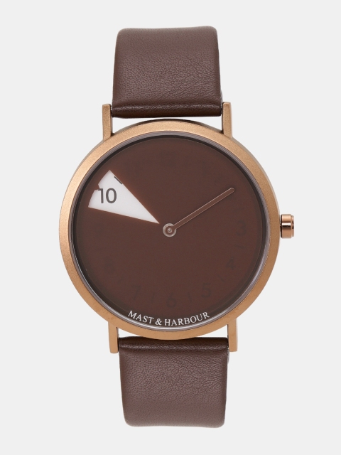 

Mast & Harbour Unisex Brown Analogue Watch MFB-PN-WTH-K0090G