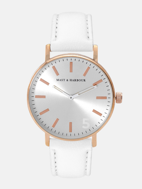 

Mast & Harbour Unisex Silver-Toned Analogue Watch MFB-PN-LW5489M-2