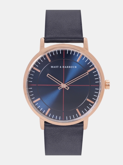 

Mast & Harbour Unisex Navy Blue Analogue Watch MFB-PN-WTH-6290G