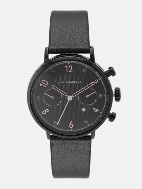 

Mast & Harbour Men Black Analogue Watch MFB-PN-WTH-6289G