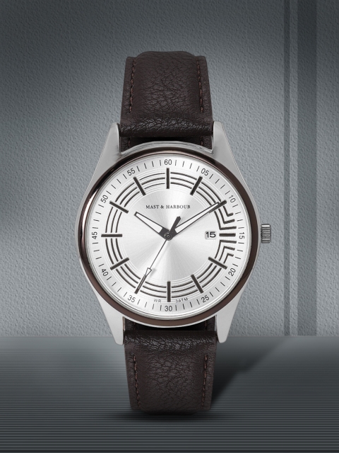 

Mast & Harbour Unisex Silver-Toned Analogue Watch MFB-PN-SNT-G31