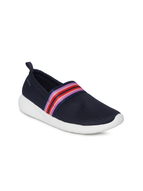 

Crocs Women Navy Blue Slip-On Sneakers