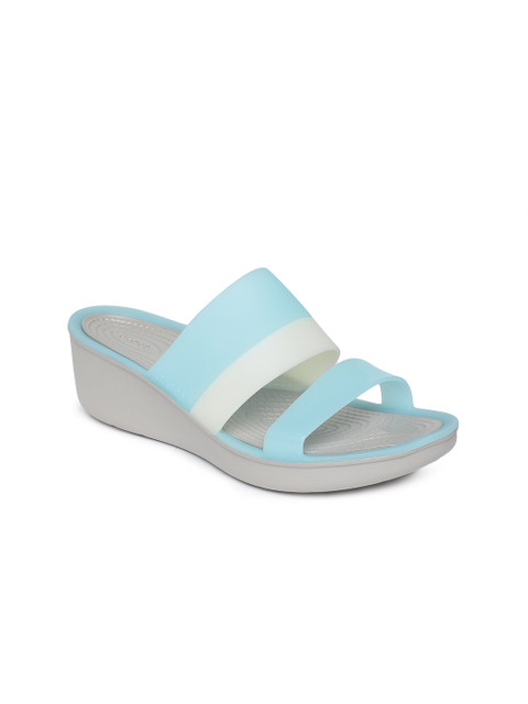 

Crocs Women Blue Solid Sandals