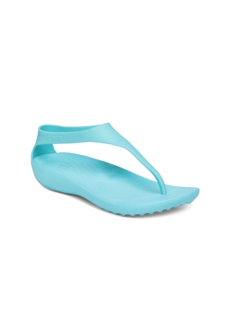 

Crocs Women Blue Solid Open Toe Flats