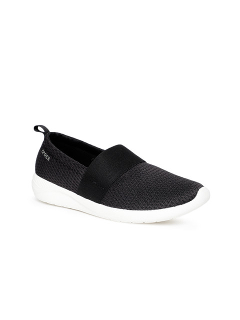 

Crocs Women Black Slip-On Sneakers