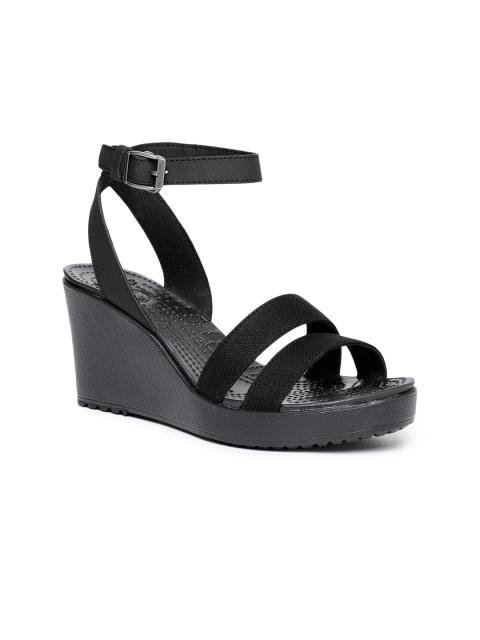 

Crocs Women Black Solid Heels