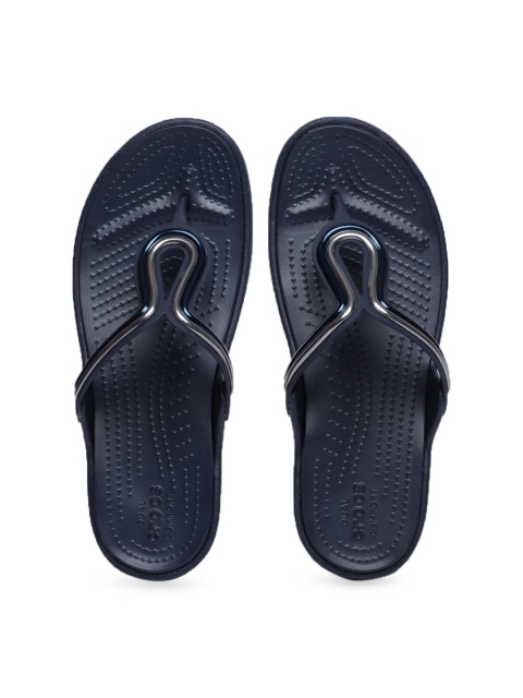 

Crocs Women Navy Blue Open Toe Flats