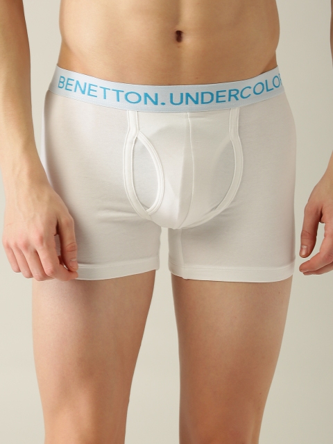 

Undercolors of Benetton Men White Solid Trunks 229DI_101