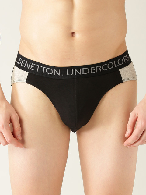 

Undercolors of Benetton Men Black Briefs 205DI_100