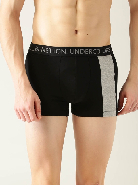 

Undercolors of Benetton Men Black & Grey Colourblocked Trunks 202DI_100