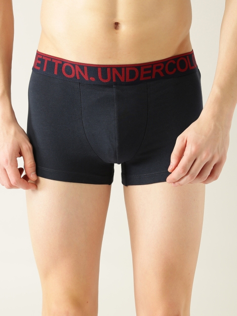 

Undercolors of Benetton Men Navy Blue Solid Trunks 228DI_203