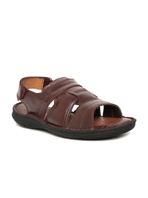 

Woodland Men Brown Leather Comfort Sandals