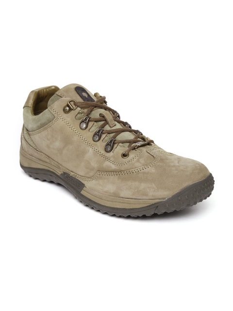 

Woodland Pro Planet Men Khaki Nubuck Leather Sneakers