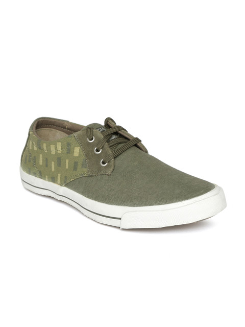 

Woodland Men Olive Green Sneakers
