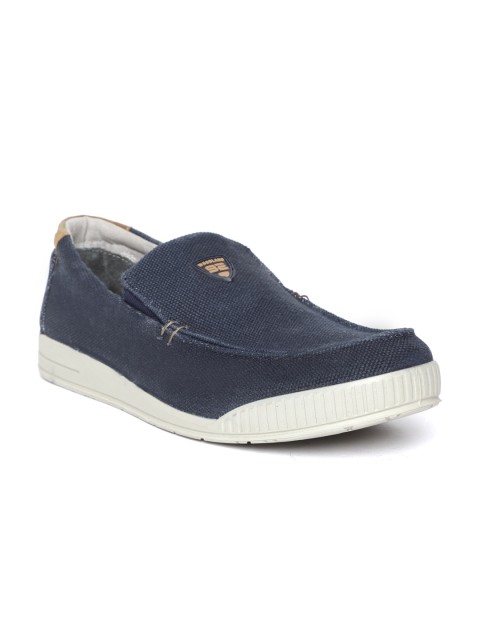 

Woodland Men Navy Blue Slip-Ons