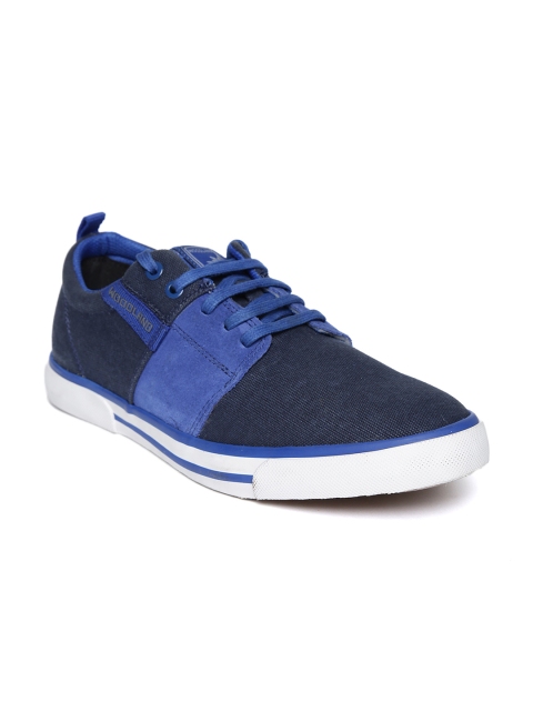 

Woodland Pro Planet Men Blue Colourblocked Sneakers