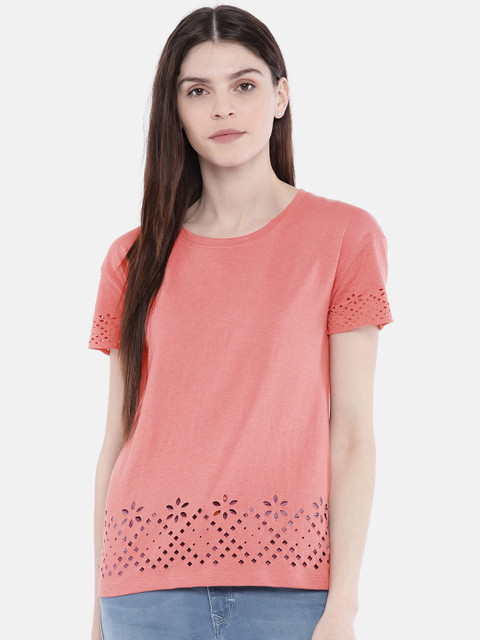 

Fame Forever by Lifestyle Women Mauve Solid Top
