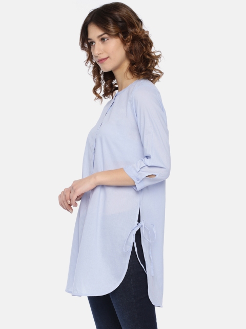 

Fame Forever by Lifestyle Blue Solid Tunic