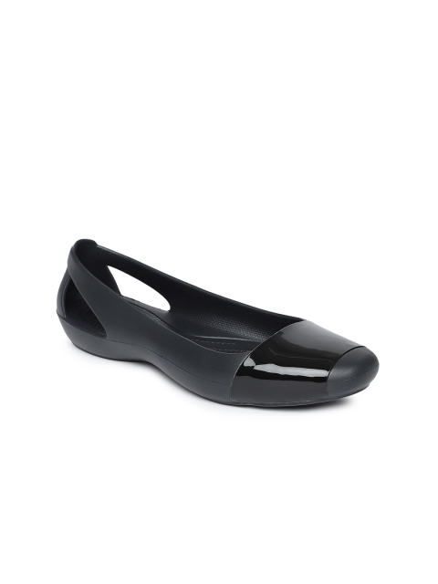 

Crocs Women Black Solid Ballerinas