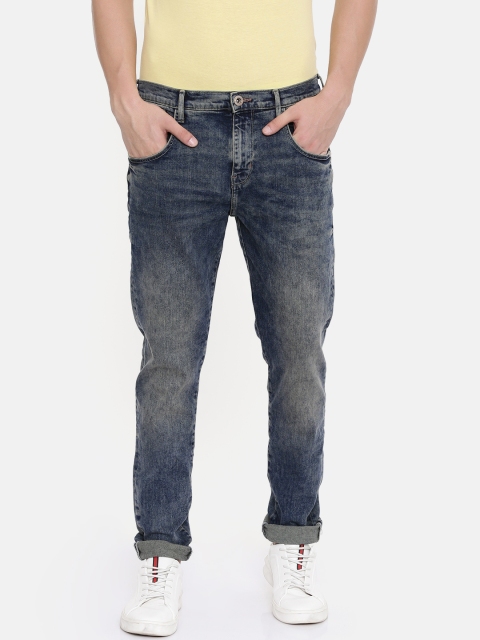

Wrangler Men Blue Slim Fit Mid-Rise Clean Look Stretchable Jeans