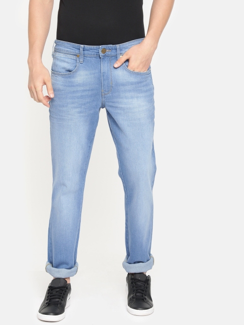 

Wrangler Men Blue Millard Regular Fit Mid-Rise Clean Look Stretchable Jeans