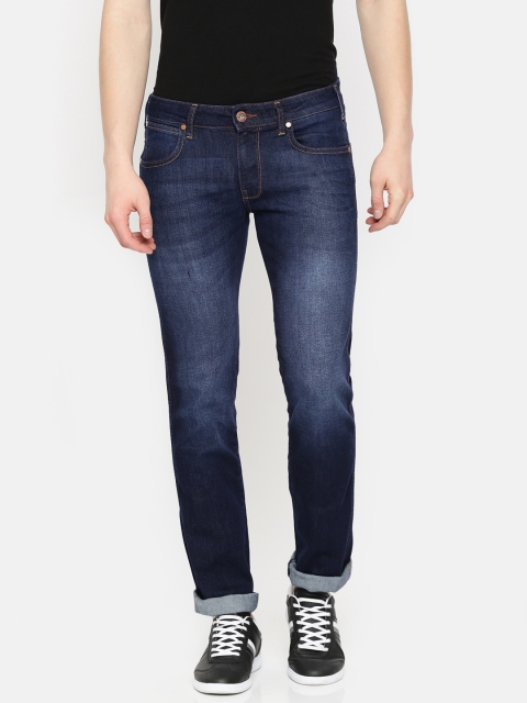 

Wrangler Men Blue Skanders Slim Fit Low-Rise Clean Look Jeans
