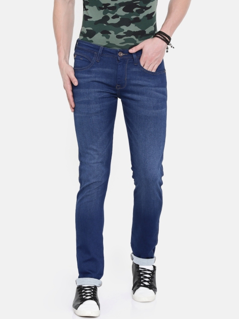 

Wrangler Men Blue Skinny Fit Low-Rise Clean Look Stretchable Jeans